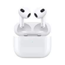 هدفون بی‌سیم اپل مدل AirPods 3 با قابلیت شارژ مگ سیف