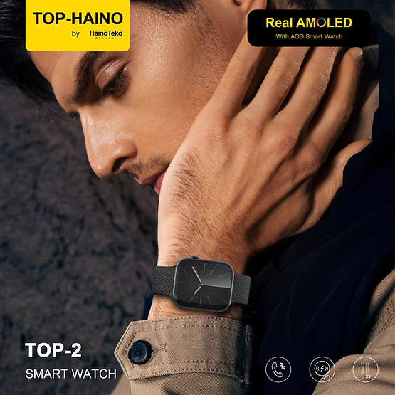 ساعت هوشمند هاینوتکو مدل Top 2 | دارای 3 بند، خودکار