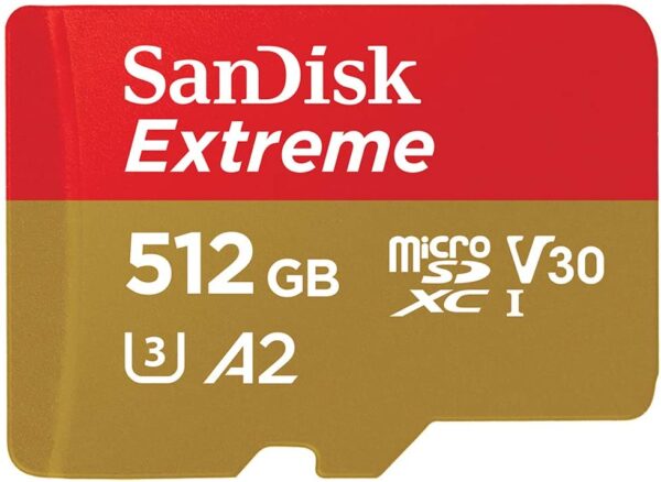 کارت حافظه microSDXC سن دیسک مدل Extreme ظرفیت 512 گیگابایت