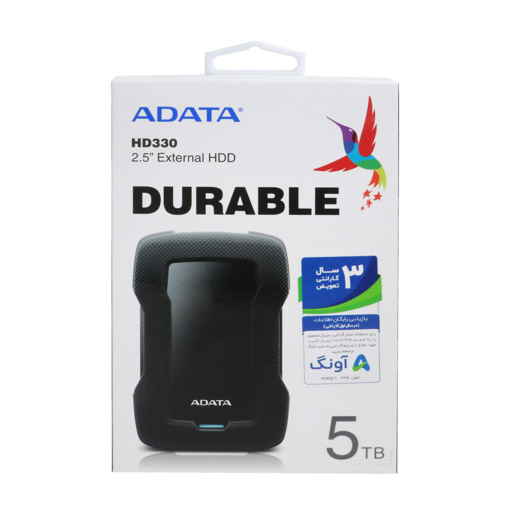 هارد اکسترنال ADATA Durable-5TB مدل HD330