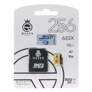 Queen tech microSDXC & adapter U3 Class 10 633X -95MB/s - 256GB