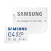 کارت حافظه microSDXC سامسونگ مدل Evo Plus A1 V10 ظرفیت 64 گیگابایت