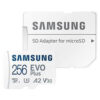 کارت حافظه microSDXC سامسونگ مدل Evo Plus A2 V10  ظرفیت 256 گیگابایت