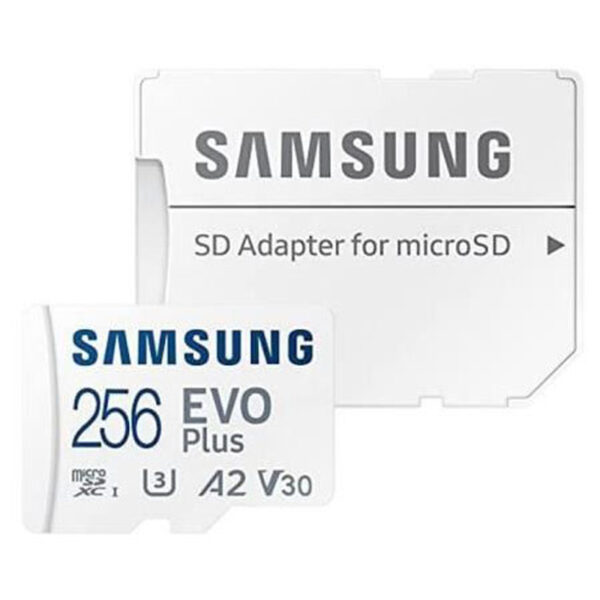 کارت حافظه microSDXC سامسونگ مدل Evo Plus A2 V10  ظرفیت 256 گیگابایت