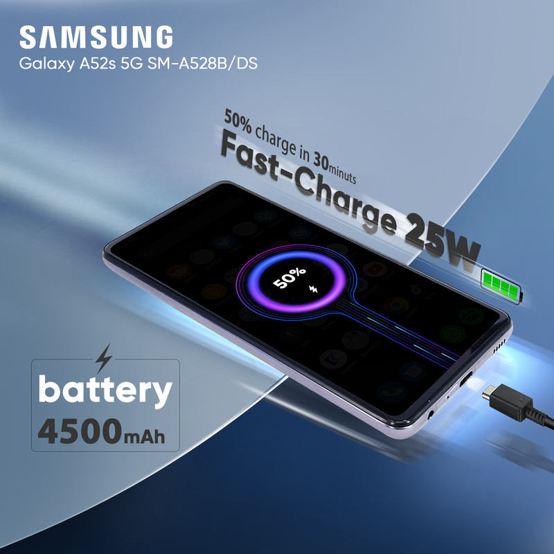 گوشی موبایل سامسونگ مدل Galaxy A52s 5G دو سیم ظرفیت 128GB با رم 8GB