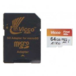 کارت حافظه microSDXC ویکومن مدل 600x plus ظرفیت 64 گیگابایت