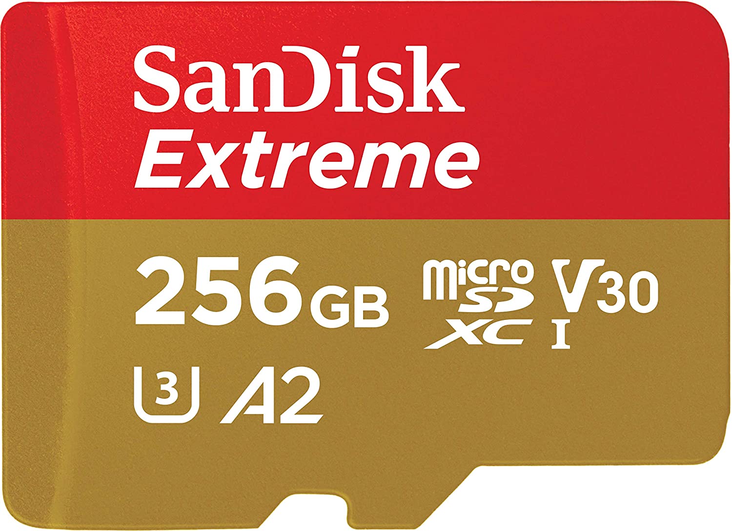 کارت حافظه microSDXC سن دیسک مدل Extreme کلاس A2 استاندارد UHS-I U3 ظرفیت 256 گیگابایت