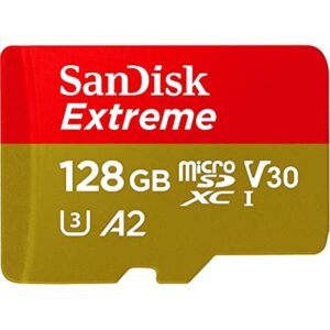 کارت حافظه microSDXC سن دیسک مدل Extreme کلاس A2 استاندارد UHS-I U3 ظرفیت 128 گیگابایت
