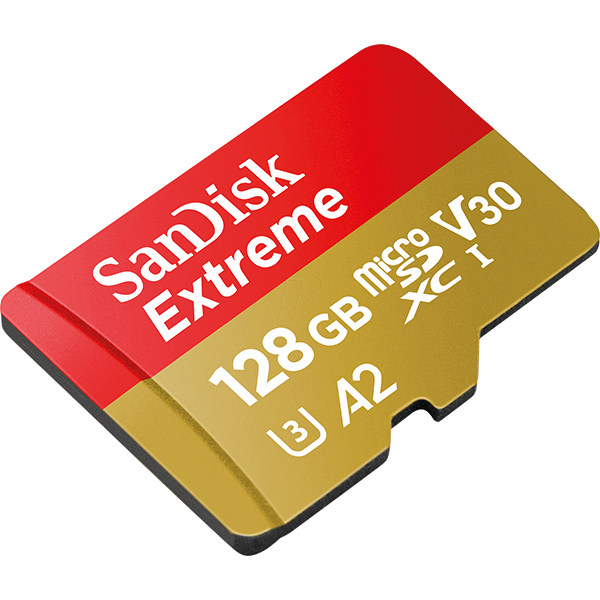 کارت حافظه microSDXC سن دیسک مدل Extreme کلاس A2 استاندارد UHS-I U3 ظرفیت 128 گیگابایت