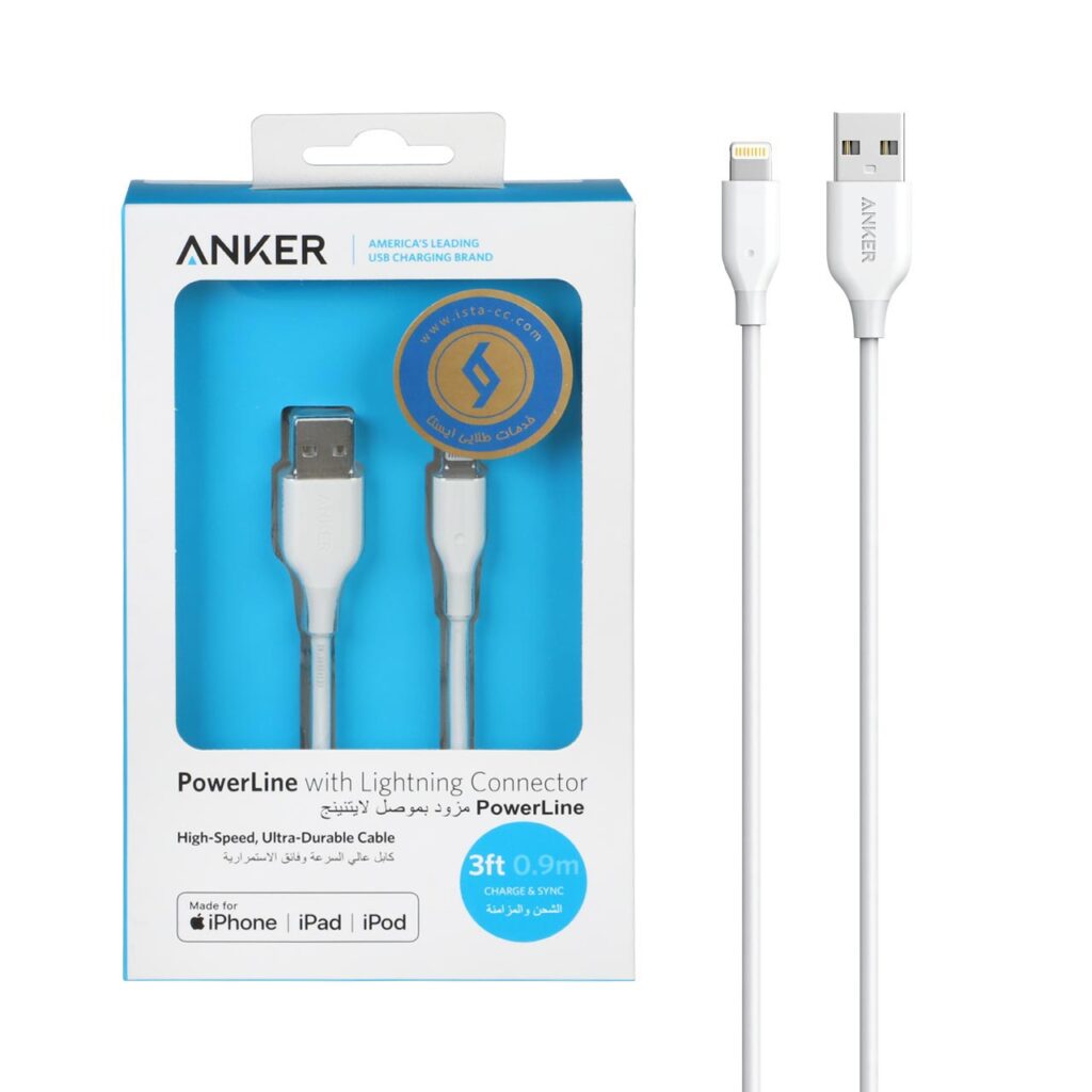 کابل شارژ آیفون ANKER مدل A8111