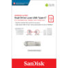 فلش SanDisk Ultra Dual Drive Luxe USB Type-C USB3.1 Flash Memory-256GB