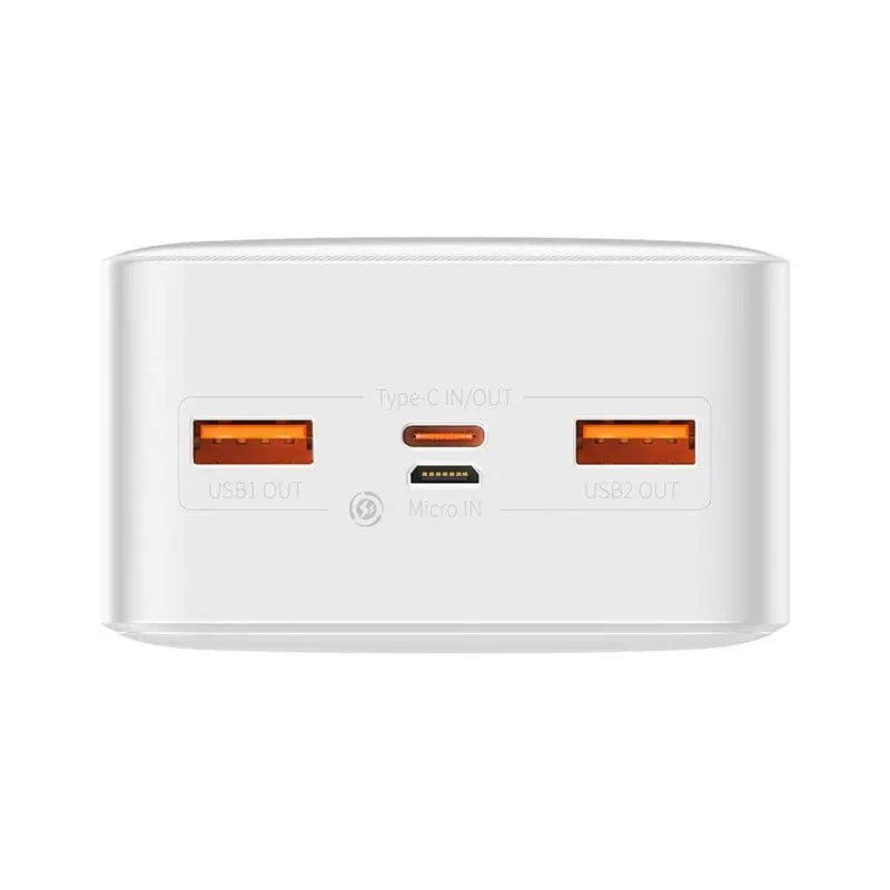 پاوربانک باسئوس مدل Bipow Digital Display-20w با ظرفیت 30000 میلی‌آمپر ساعت