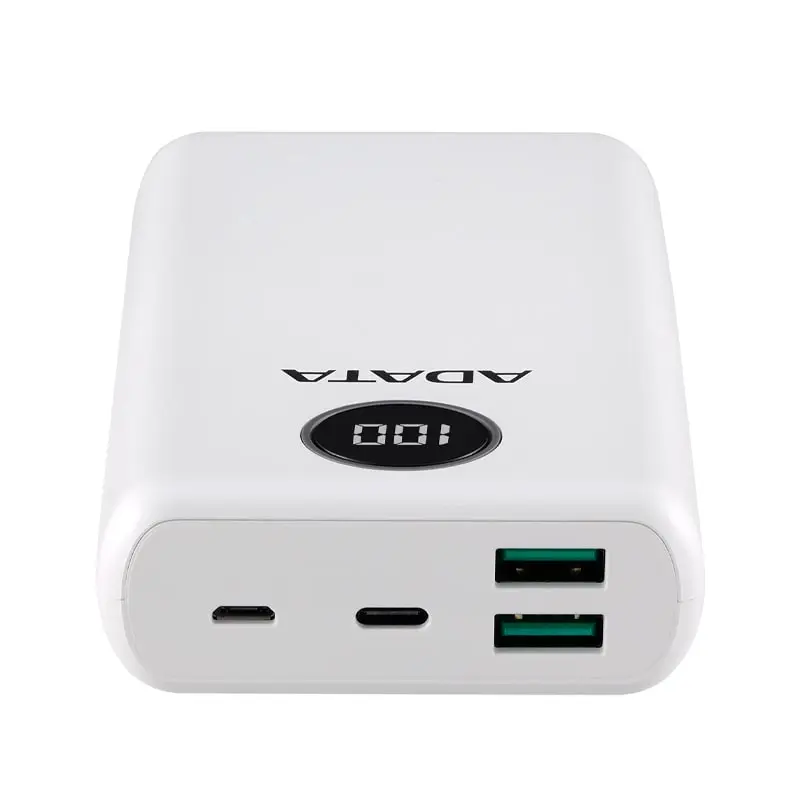 پاوربانک ای دیتا مدل p20000qcd ظرفیت 20000 میلی‌آمپرساعت