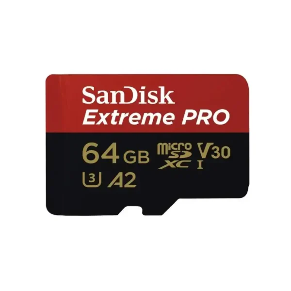 کارت حافظه سن دیسک مدل SanDisk Extreme Pro ظرفیت 64 گیگابایت با آداپتور