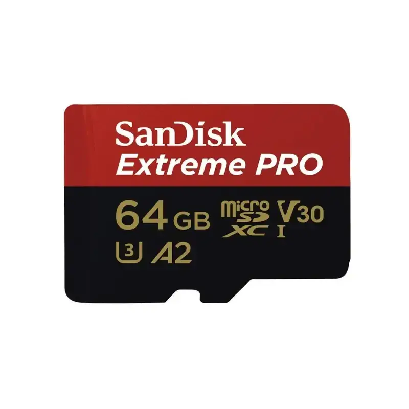 کارت حافظه سن دیسک مدل SanDisk Extreme Pro ظرفیت 64 گیگابایت با آداپتور