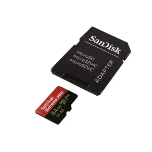 کارت حافظه سن دیسک مدل SanDisk Extreme Pro ظرفیت 64 گیگابایت با آداپتور