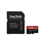 کارت حافظه سن دیسک مدل SanDisk Extreme Pro  ظرفیت 128 گیگابایت با آداپتور