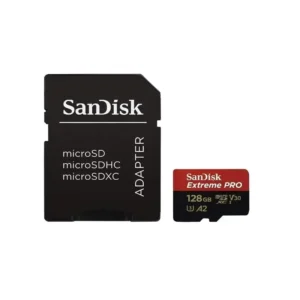 کارت حافظه سن دیسک مدل SanDisk Extreme Pro  ظرفیت 128 گیگابایت با آداپتور