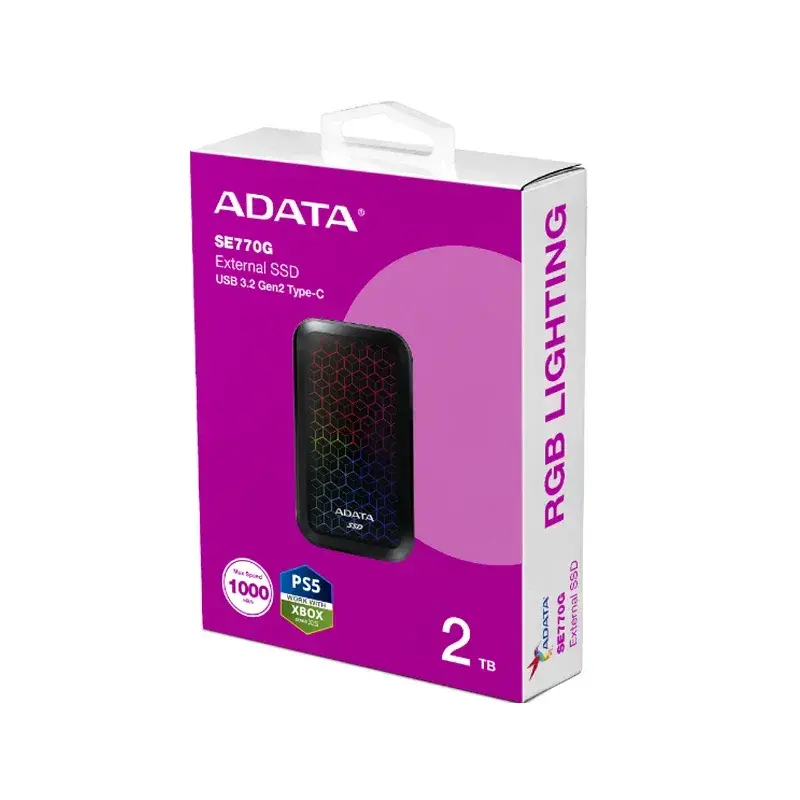 هارد اکسترنال ای دیتا مدل SSD SE770G با ظرفیت 2 ترابایت