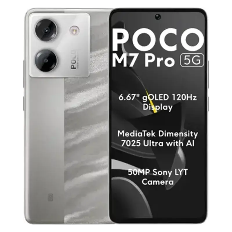 گوشی موبایل شیائومی مدل Poco M7 Pro 5G ظرفیت 256GB و رم 12GB