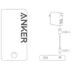 پاوربانک انکر مدل Anker 323 -A1334 با ظرفیت 10000 میلی‌آمپر ساعت