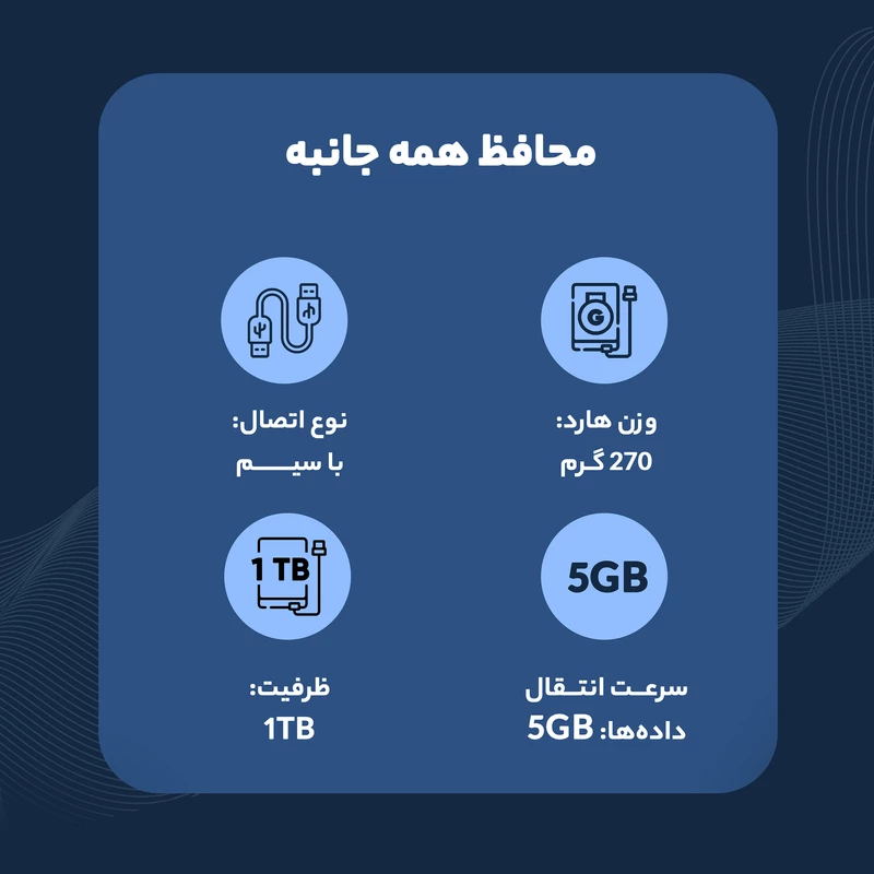 هارد اکسترنال ای دیتا مدل HD710 Pro با ظرفیت 1 ترابایت