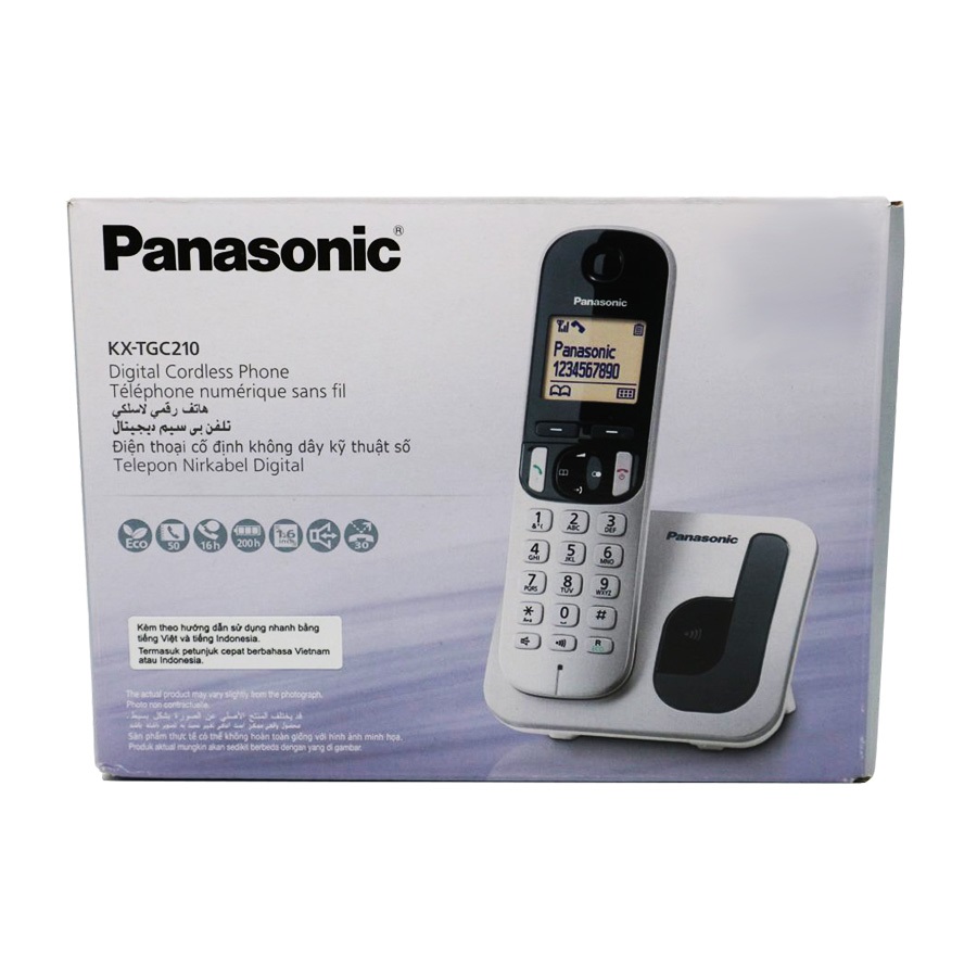 گوشی تلفن بی سیم پاناسونیک مدل KX-TGC210