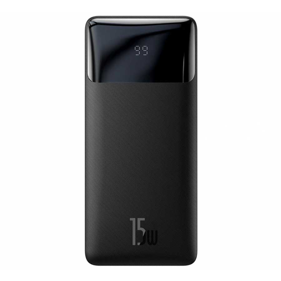 پاوربانک باسئوس مدل Bipow Digital Display 15w با ظرفیت 10000 میلی‌آمپرساعت