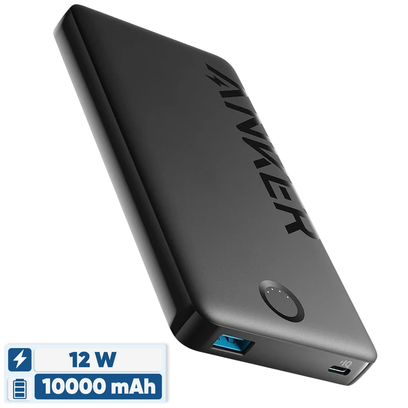 پاوربانک انکر مدل Anker 323 -A1334 با ظرفیت 10000 میلی‌آمپر ساعت