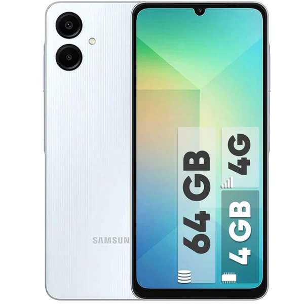 گوشی موبایل سامسونگ Galaxy A06 دو سیم‌کارت ظرفیت 64GB و رم 4GB