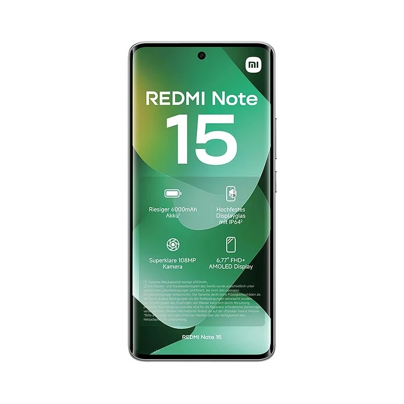 گوشی موبایل شیائومی مدل Redmi Note 15 دو سیم کارت ظرفیت 256 گیگابایت و رم 8 گیگابایت
