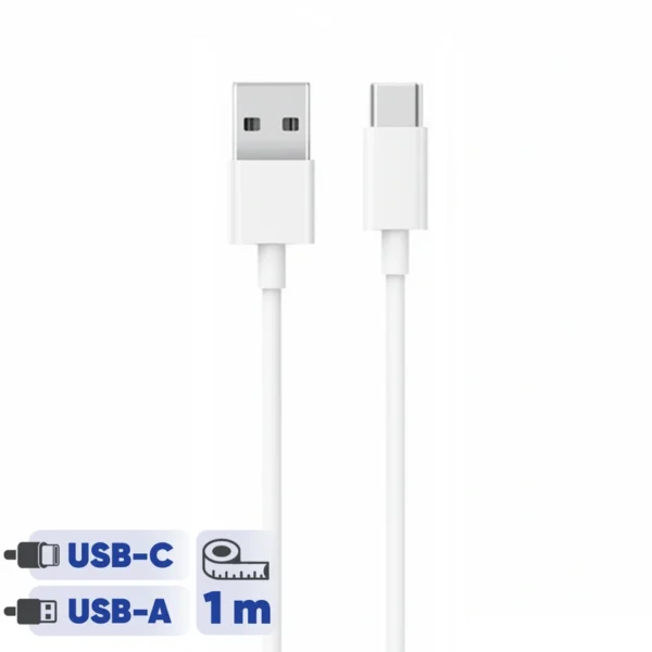 کابل تبدیل USB به USB-C شیائومی Fast Charge به طول 1 متر