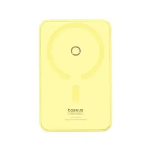 پاور بانک بی سیم مگنتی باسئوس مدل Magnetic Wireless 20w با ظرفیت 5000 میلی‌آمپر ساعت