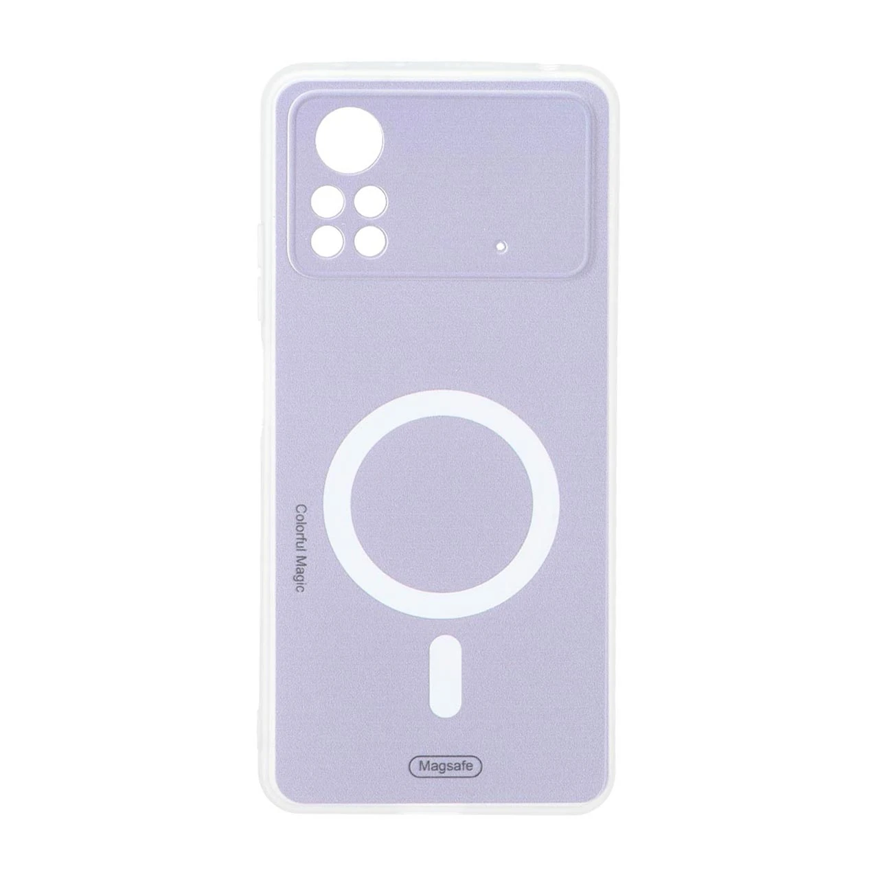 قاب Colorful Magic طرح مگ سیف محافظ لنزدار Xiaomi Poco X4 Pro