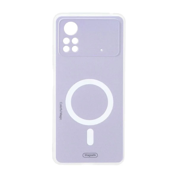 قاب Colorful Magic طرح مگ سیف محافظ لنزدار Xiaomi Poco X4 Pro