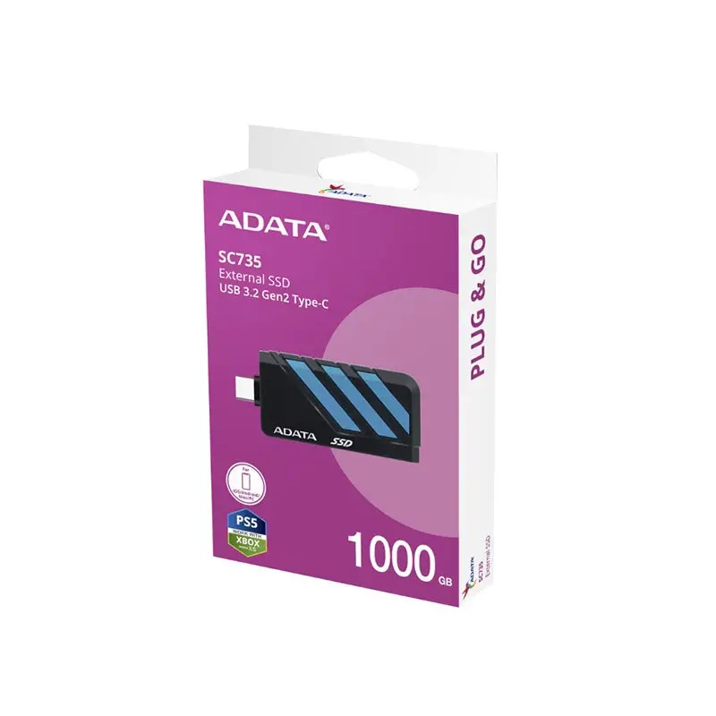 هارد اس اس دی اکسترنال ای دیتا مدل SC735 با ظرفیت 1 ترابایت