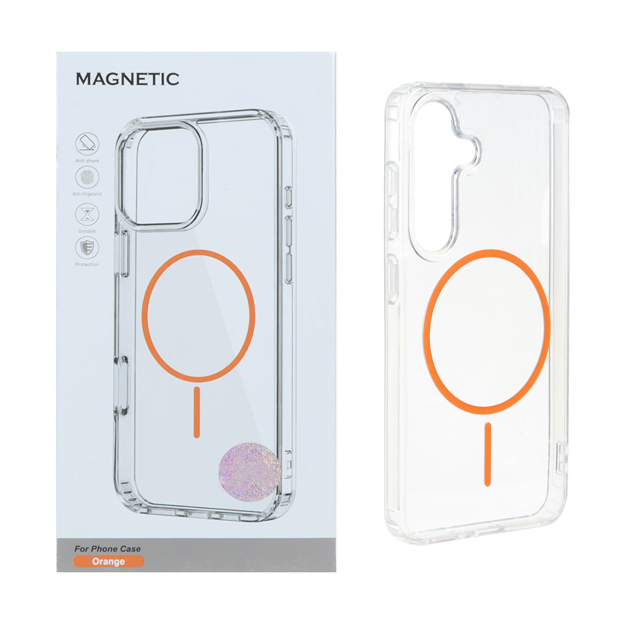 قاب اورجینال Magnetic دور ژله ای MagSafe مدل Samsung Galaxy A57