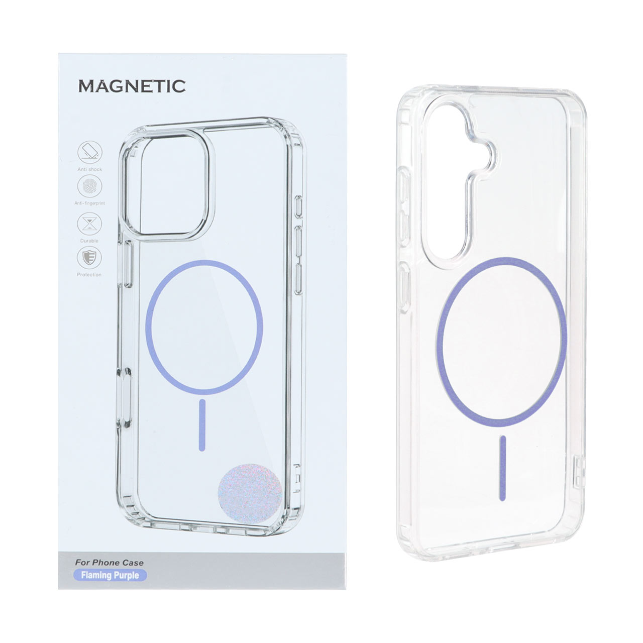 قاب اورجینال Magnetic دور ژله ای MagSafe مدل Samsung Galaxy A57
