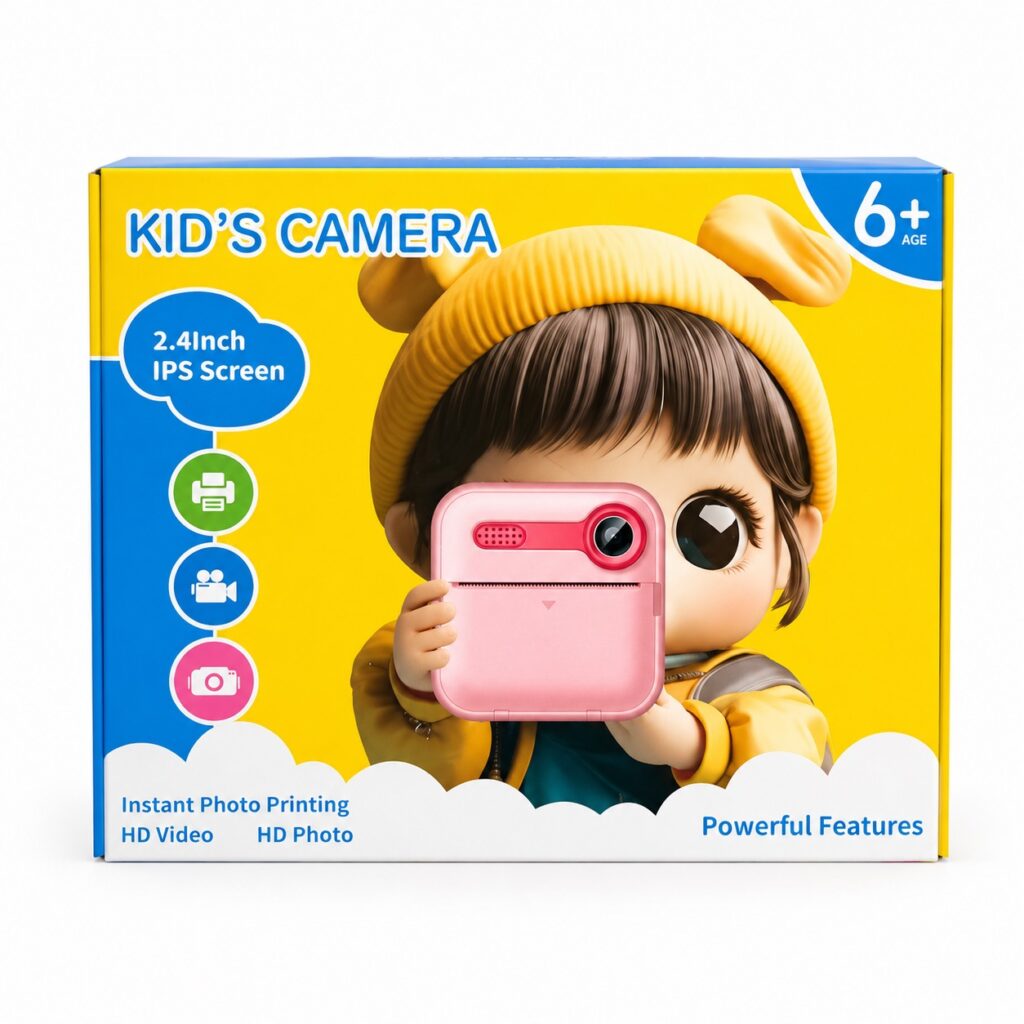 دوربین عکاسی چاپ فوری مدل kids camera
