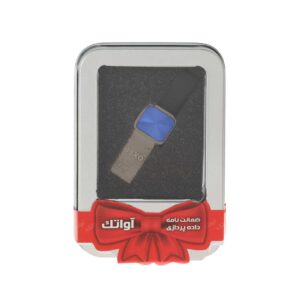 فلش مموری BEXO USB2.0 مدل B-509 ظرفیت 32GB - مشکی آبی (گارانتی داده پردازی آواتک) پک هدیه
