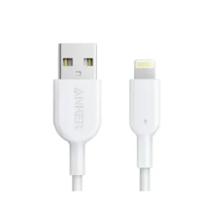 کابل شارژ انکر مدل PowerLine III USB-A To Lightening-A8812 با طول 90 سانتی‌متر