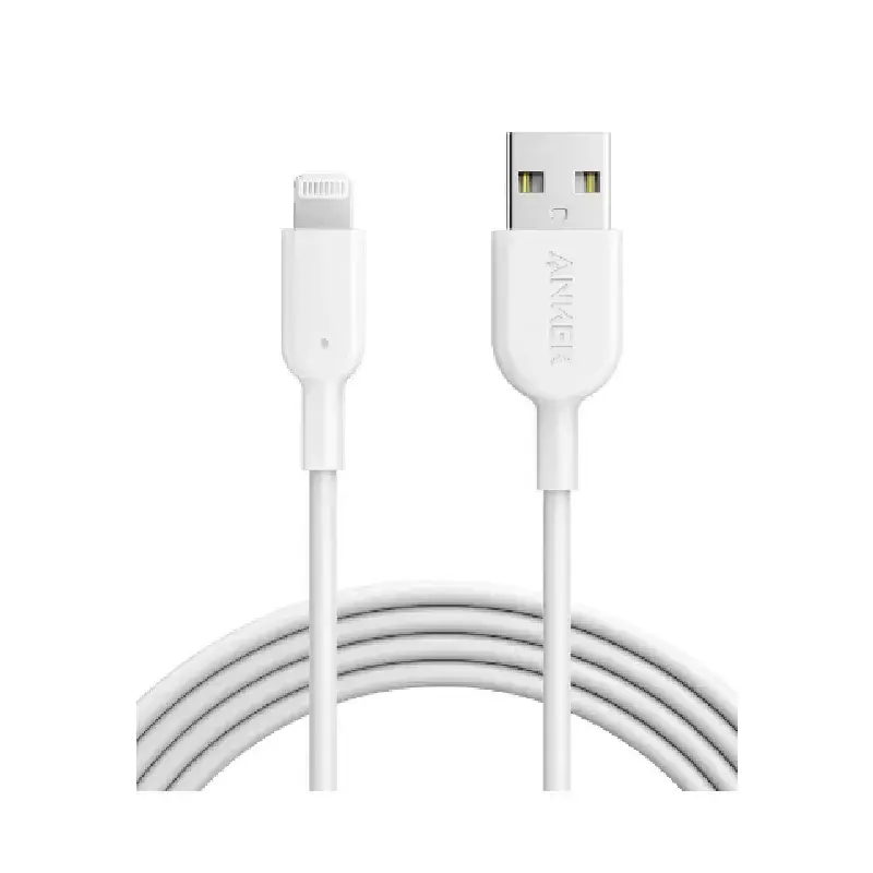 کابل شارژ انکر مدل PowerLine III USB-A To Lightening-A8812 با طول 90 سانتی‌متر