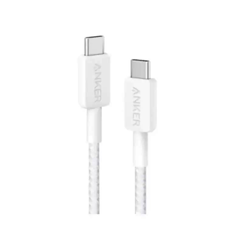 کابل شارژ انکر مدل Anker 322 USB-C To USB-C A81F5 با طول 90 سانتی‌متر