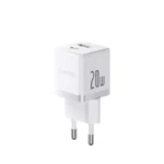 شارژر دیواری دو پورت باسئوس مدل Palm Fast Charger C+U توان 20 وات