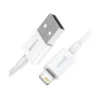کابل شارژ USB to iP باسئوس مدل Superior Series CALYS-A با طول 1متر 2.4 آمپر