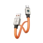کابل شارژ USB-A to USB-C یوسمز مدل US-SJ686 با طول 1.2 متر توان 66 وات
