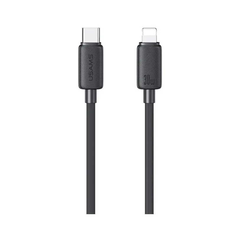 کابل شارژ USB-C to Lightning یوسمز مدل US-SJ692 با طول 1 متر توان 30 وات