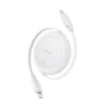 کابل فست شارژ جمع شونده Baseus Free2Pull Mini Type-C To Type-C 60W طول 100 سانتی‌متر