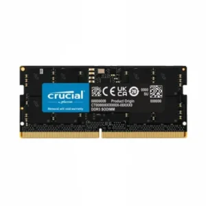 رم لپ‌تاپ DDR5-4800 کروشیال مدل SO-DIMM CL40 CB16 تک کاناله ظرفیت 16 گیگابایت