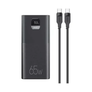 پاوربانک یوسمز مدل US-CD185 ظرفیت 30000 میلی‌آمپر‌ ساعت توان 65 وات (به همراه کابل)
